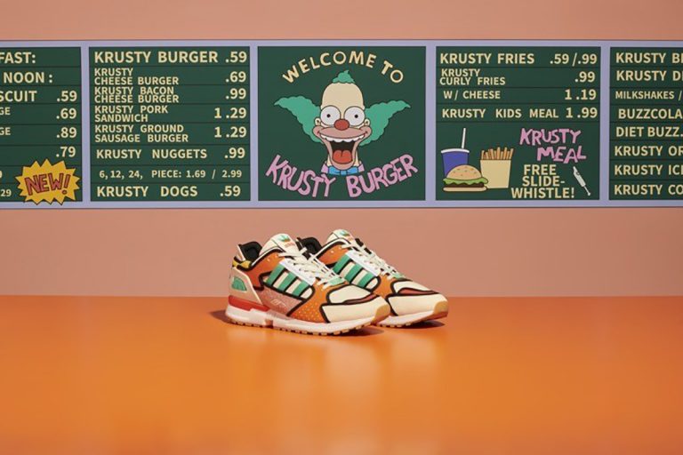 Conoce los nuevos ‘ZX 1000 C Krusty Burger’ de adidas Originals y The Simpsons